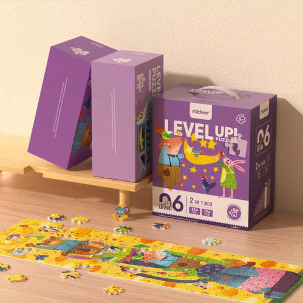 Seria de puzzle-uri „Lumea imaginaţiei”, 2 în 1, nivelul 6