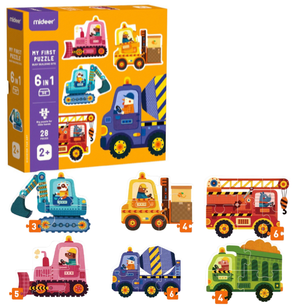 Primul puzzle „Șantier de construcție”