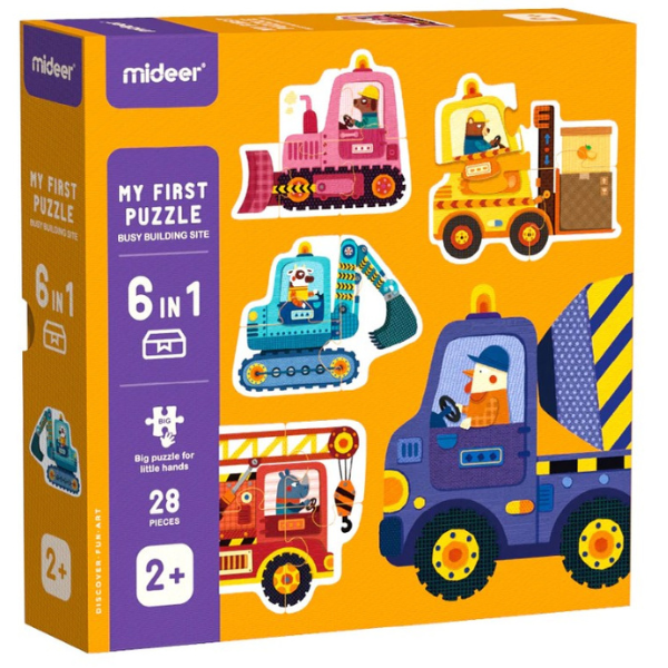 Primul puzzle „Șantier de construcție”