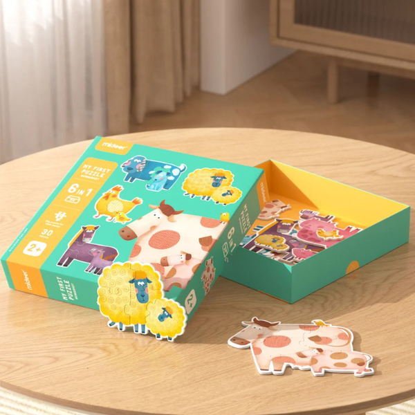 Primul puzzle „Mama și copilul”