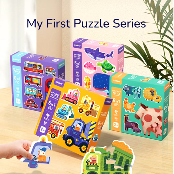 Primul puzzle „Geometrie și animale”