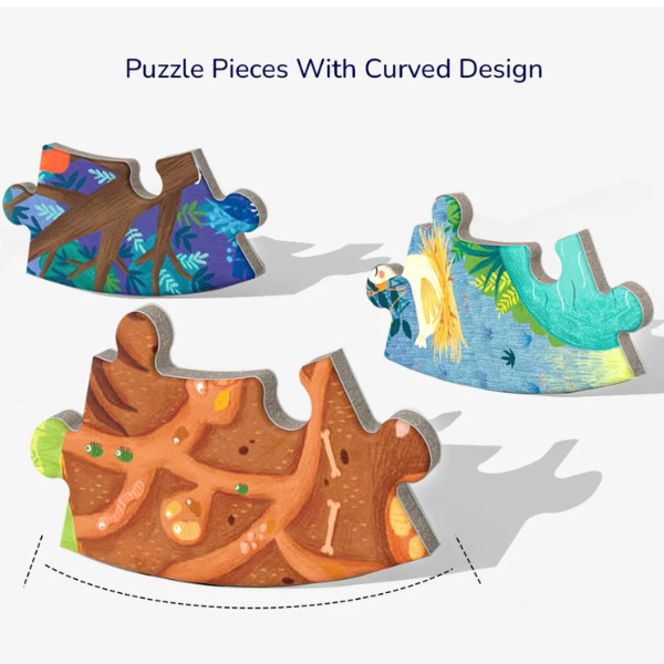 Puzzle rotund “O zi în pădure”, 150 elem.