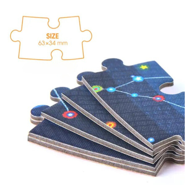 Puzzle rotund “Rătăcind prin spațiu”, 150 elem.