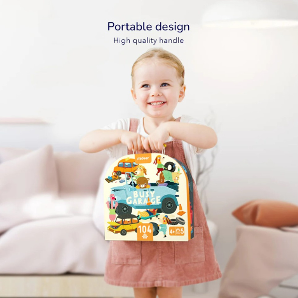 Puzzle în valiză „Planeta noastră”, 100 elem.