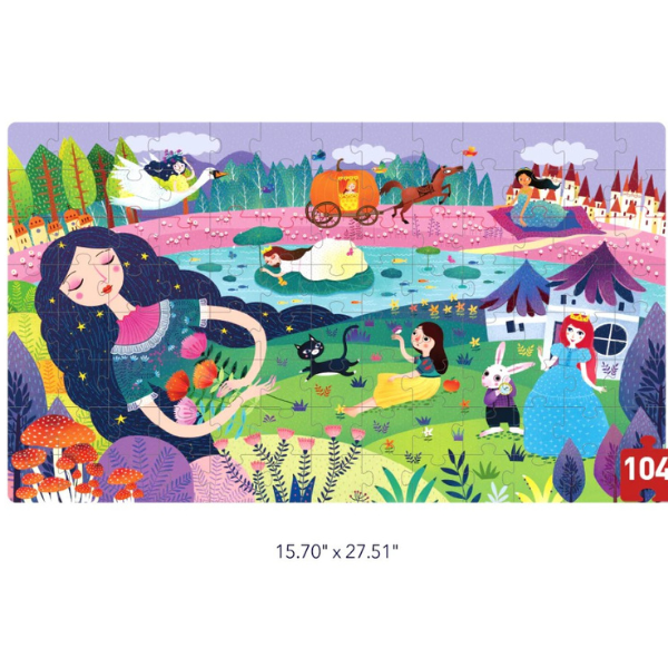 Puzzle în valiză „Frumoasa adormită”, 104 elem.