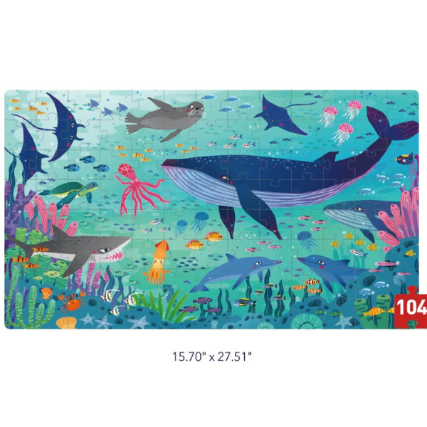 Puzzle în valiză „Oceanul minunat”, 104 elem.