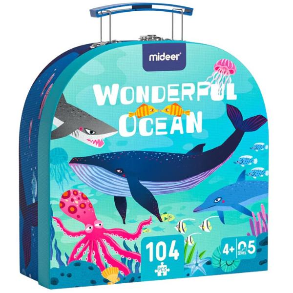 Puzzle în valiză „Oceanul minunat”, 104 elem.
