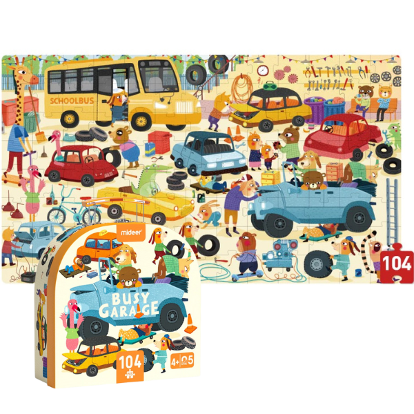 Puzzle în valiză „Garaj”, 104 elem.