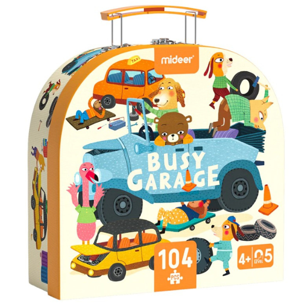 Puzzle în valiză „Garaj”, 104 elem.