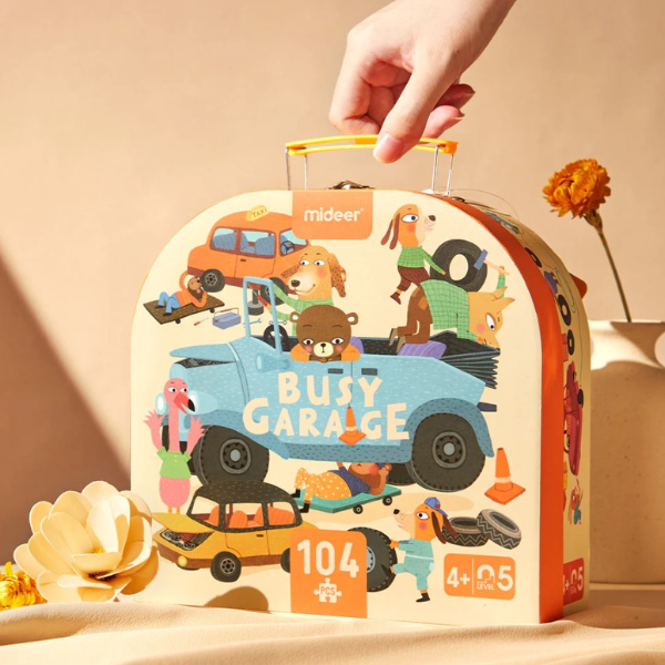 Puzzle în valiză „Garaj”, 104 elem.
