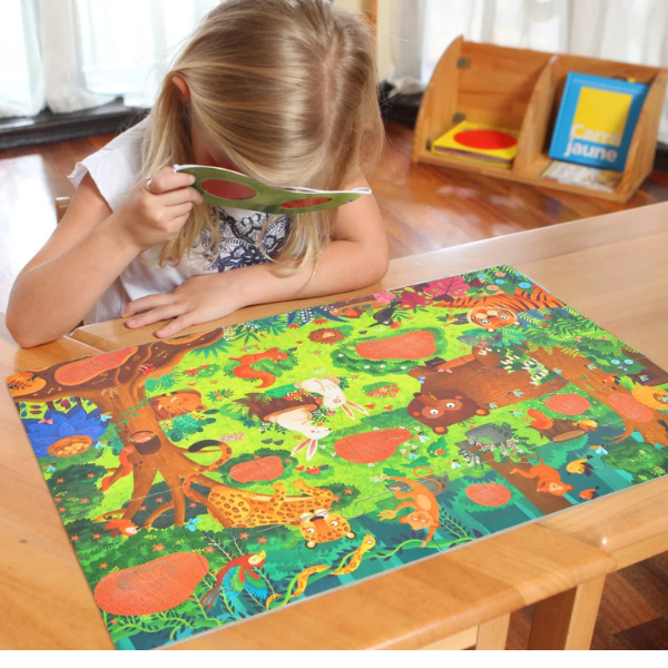Puzzle cu taine „Pădurea”, 35 elem.