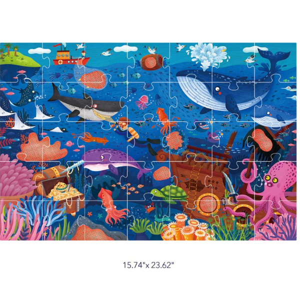 Puzzle cu taine „Oceanul”, 35 elem.