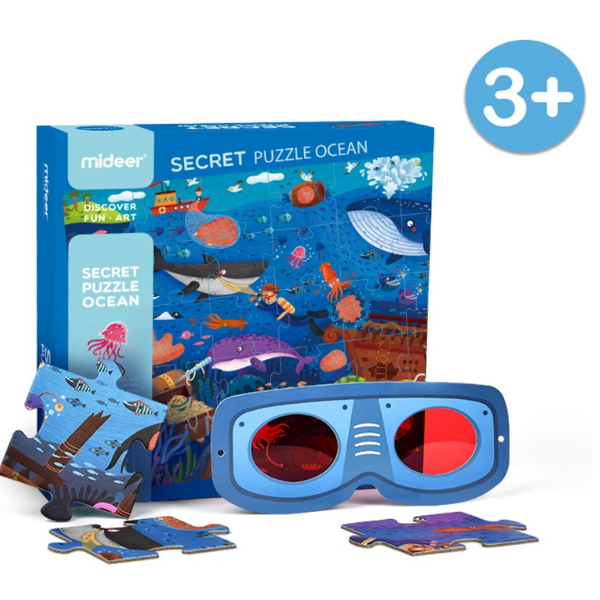 Puzzle cu taine „Oceanul”, 35 elem.