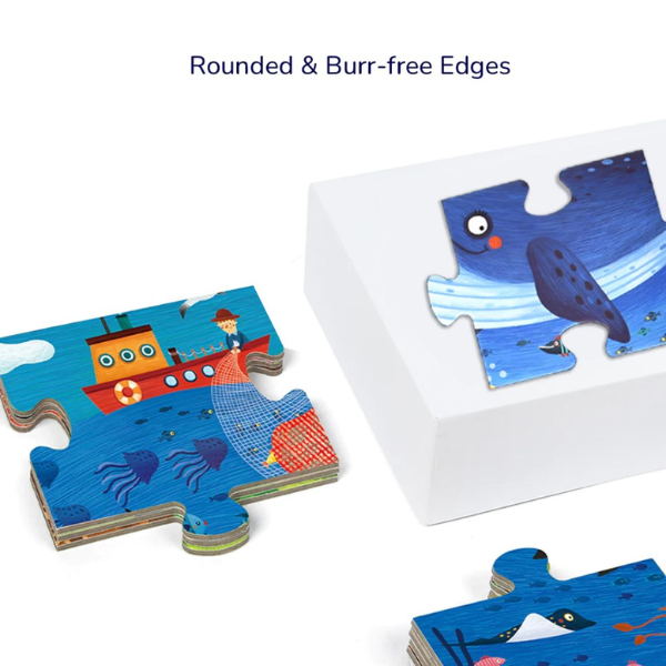 Puzzle cu taine „Oceanul”, 35 elem.