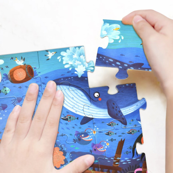 Puzzle cu taine „Oceanul”, 35 elem.