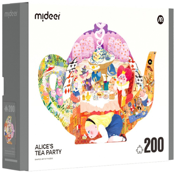 Puzzle cu detalii neobișnuite „Petrecerea cu ceai a Alisei”, 200 elem.