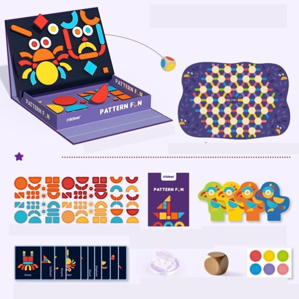 Set de joc magnetic “Jocul cu imaginația”