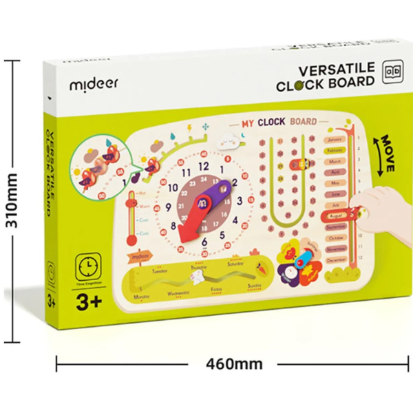 Busyboard  8 în 1 „Calendar cu ceas”