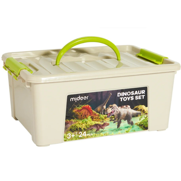 Set de joacă cu figurine de dinozauri, 24 buc.