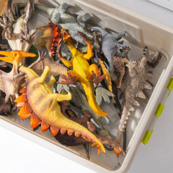 Set de joacă cu figurine de dinozauri, 24 buc.