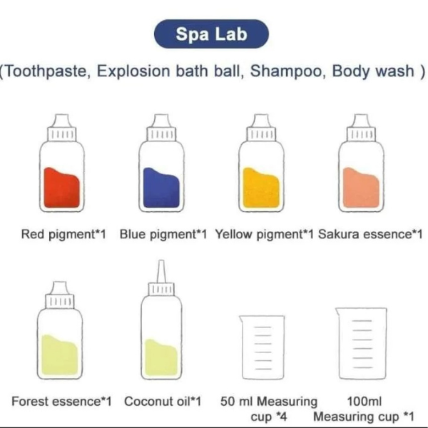 Set pentru experimente științifice „Laborator spa”