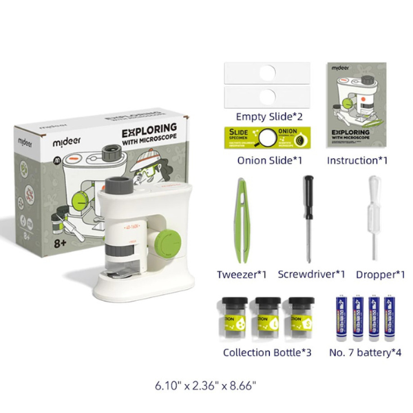 Microscop de cercetare cu set de instrumente