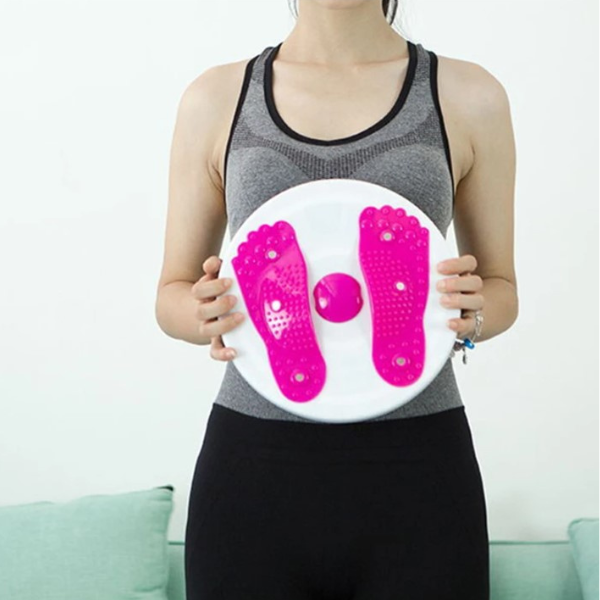 Disc rotativ pentru fitness, pentru tonifierea abdomenului, 35 cm