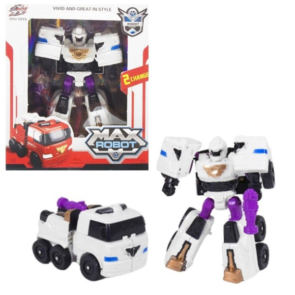 Robot transformer „Tobot – Mașină pompieri”, 2 modele