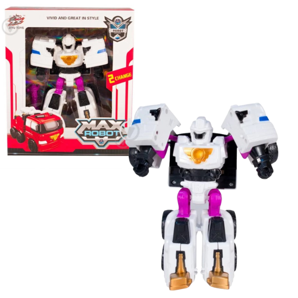 Robot transformer „Tobot – Mașină pompieri”, 2 modele