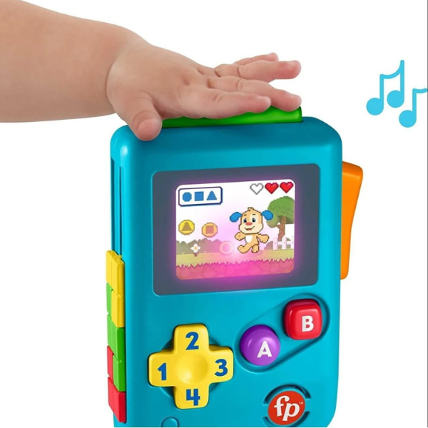 Consolă interactivă de joc în limba română de la Fisher-Price