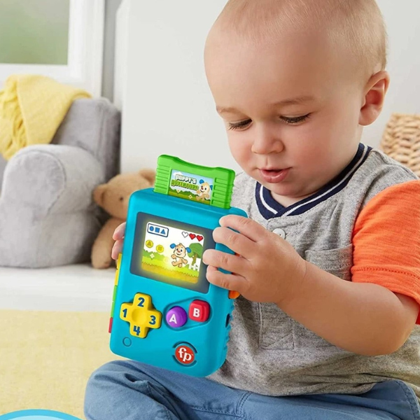 Consolă interactivă de joc în limba română de la Fisher-Price