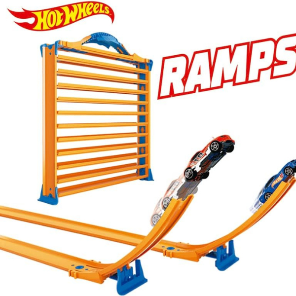 Hot Wheels Garaj portabil cu șenile pentru depozitarea mașinilor