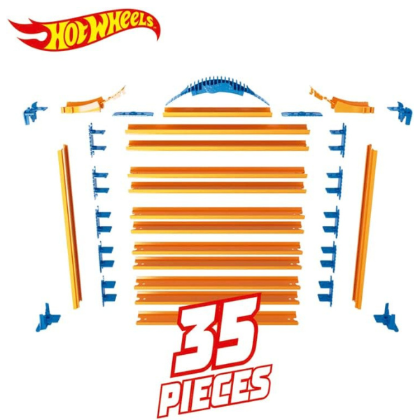 Hot Wheels Garaj portabil cu șenile pentru depozitarea mașinilor