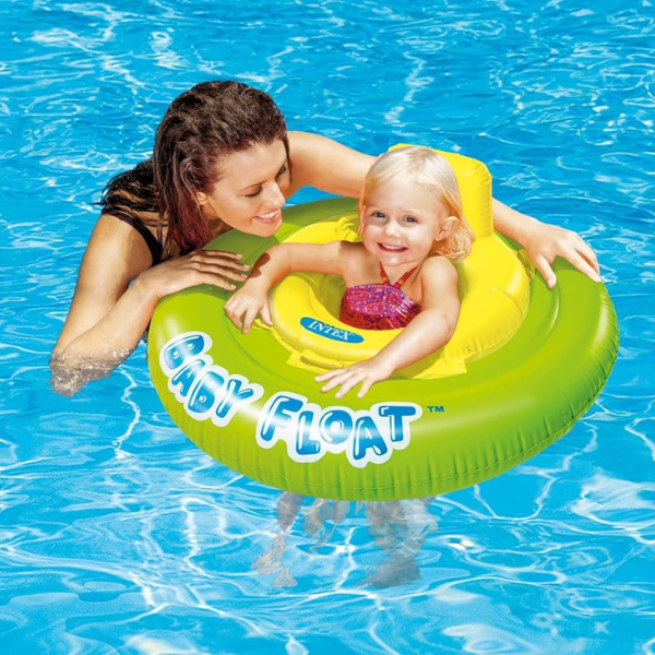 INTEX Cerc gonflabil cu decupaje pentru picioare D 76 cm, până la 15kg, 1-2 ani