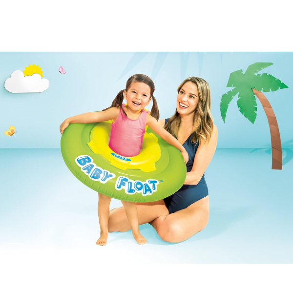 INTEX Cerc gonflabil cu decupaje pentru picioare D 76 cm, până la 15kg, 1-2 ani