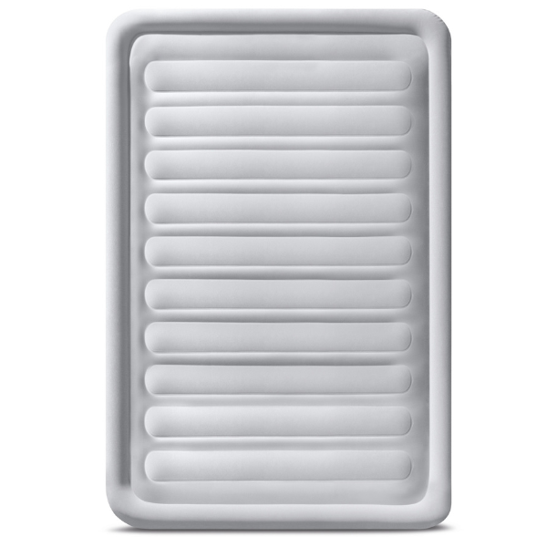 INTEX Pat gonflabil “Velur Comfort-Plush” 137x191x33 cm cu pompă încorporată 220V, până la 272 kg