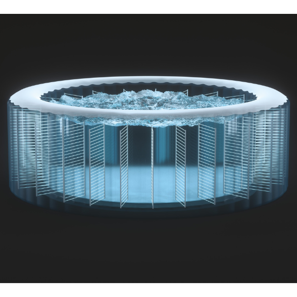 Jacuzzi SPA gonflabil “Greystone Deluxe” 239х239х71, 1098L, 6 persoane