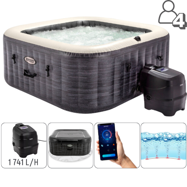 Cumpara  Piscine și accesorii - INTEX Jacuzzi SPA gonflabil “Greystone Deluxe..