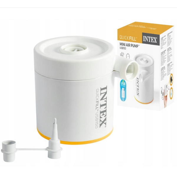 INTEX Pompă de aer electrică „QuickFill USB150” USB 5V, 2A, 2 duze