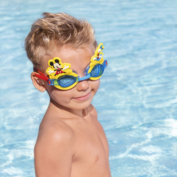 Bestway Ochelari de înot „Mickey Mouse și Donald Duck”, 3+