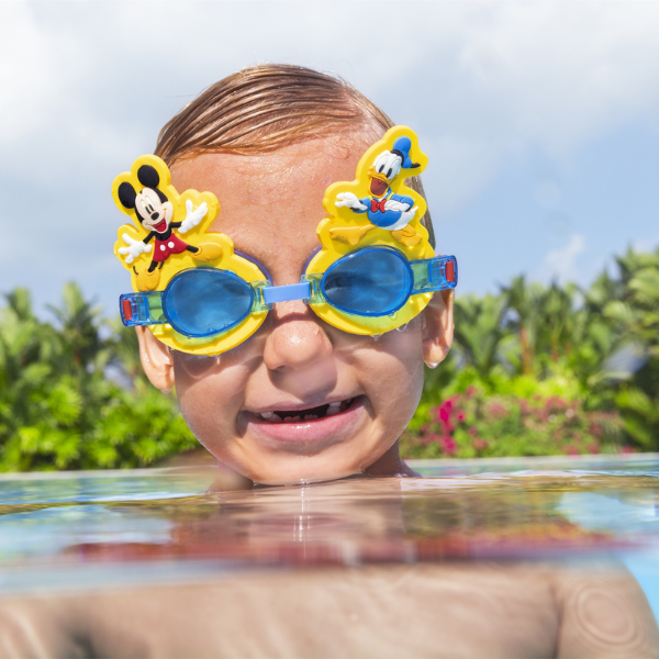 Bestway Ochelari de înot „Mickey Mouse și Donald Duck”, 3+