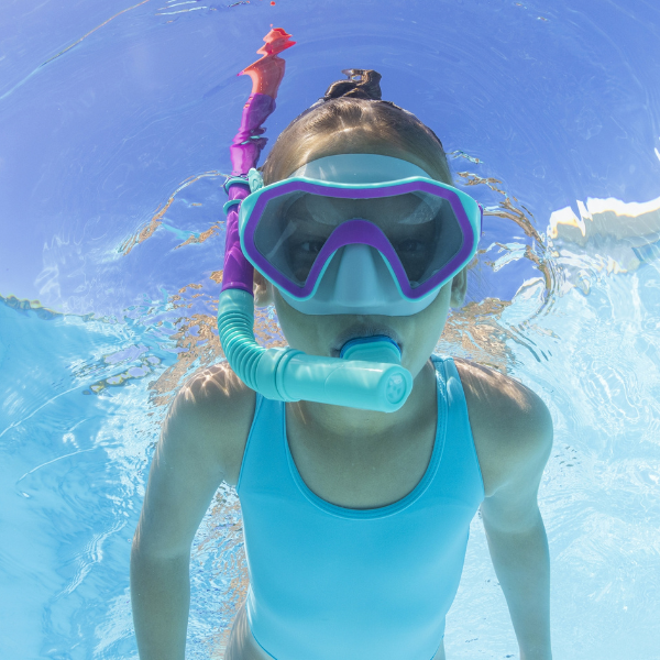 Bestway Set de înot (labe, mască, snorkel), 7+, 2 culori