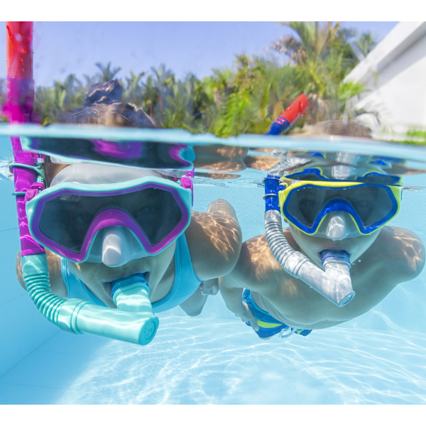 Bestway Set de înot (labe, mască, snorkel), 7+, 2 culori