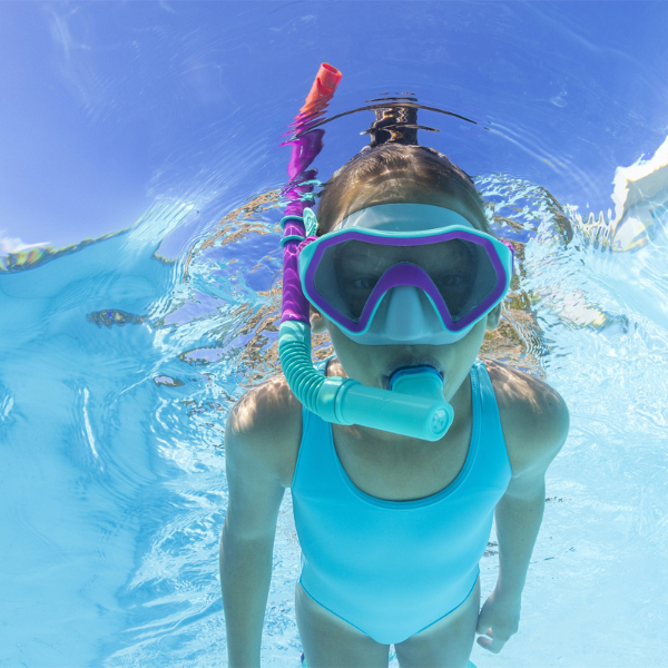 Bestway Set de înot (labe, mască, snorkel), 7+, 2 culori