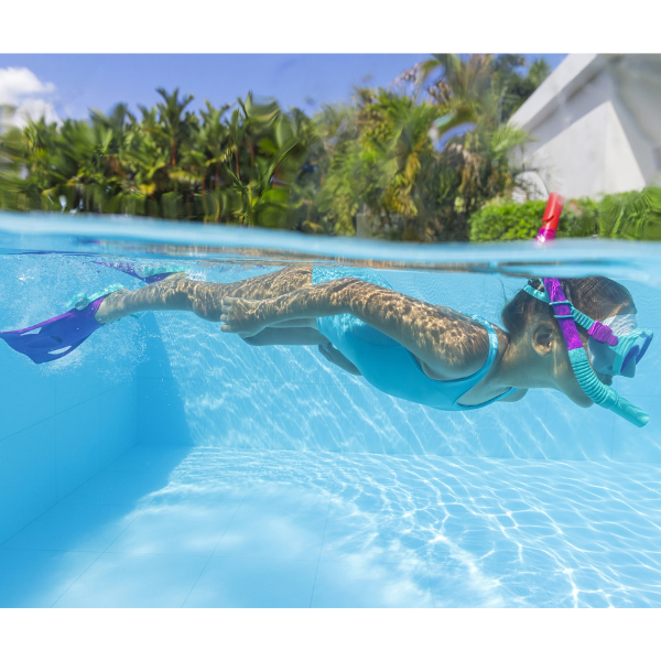 Bestway Set de înot (labe, mască, snorkel), 7+, 2 culori