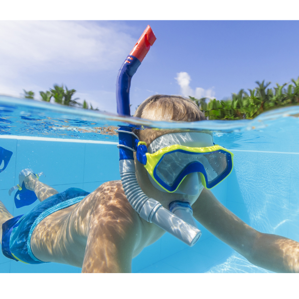 Bestway Set de înot (labe, mască, snorkel), 7+, 2 culori