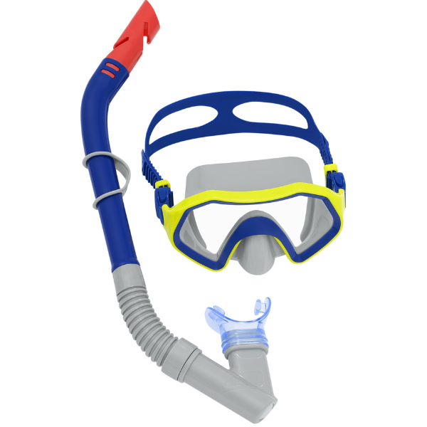 Bestway Set de înot (labe, mască, snorkel), 7+, 2 culori