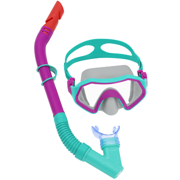 Bestway Set de înot (labe, mască, snorkel), 7+, 2 culori