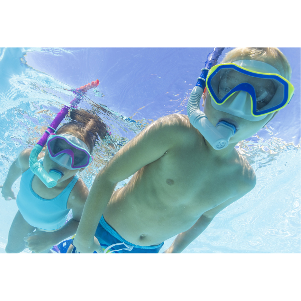 Bestway Set de înot (labe, mască, snorkel), 7+, 2 culori