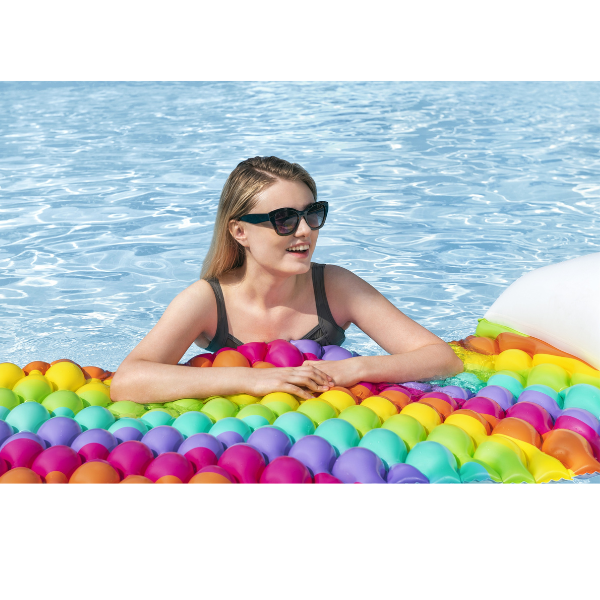Bestway Saltea gonflabiă „Curcubeu”, 76x161x25 cm